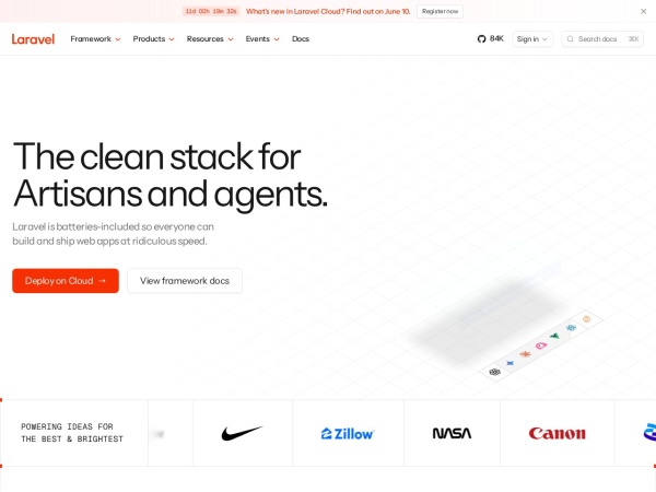 Laravel - The clean stack for Artisans and agents